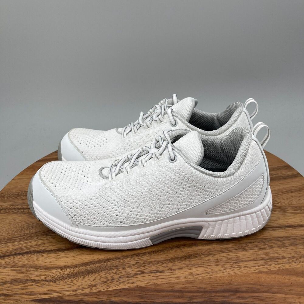 OrthoFeet 988 Shoes Womens Size 11 M White Knit Comfort Orthopedic Walking - Picture 3 of 9